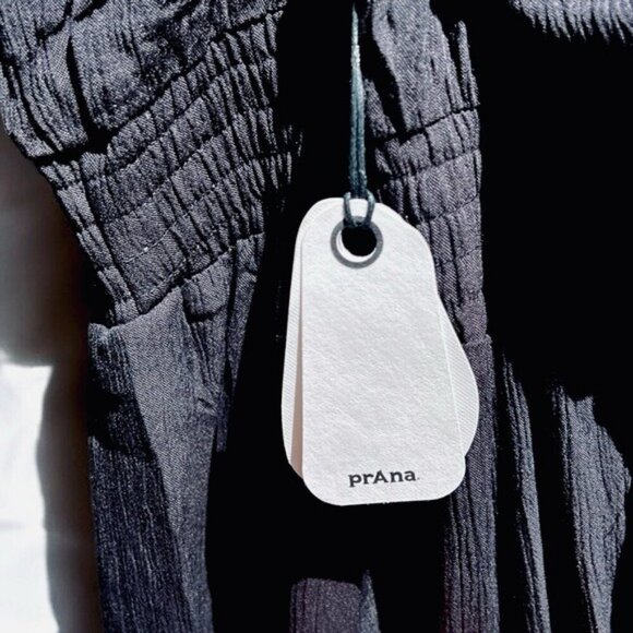 🌻NEW w.tags prAna MEDIUM Black Fernie Wide Leg Jumpsuit - Picture 10 of 11